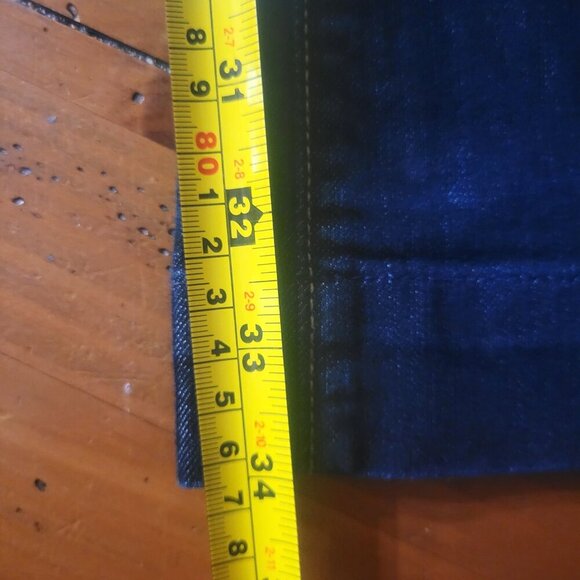 David Kahn Women's Dress Wide Leg Flare Jeans Dark Wash - Size - Picture 13 of 14